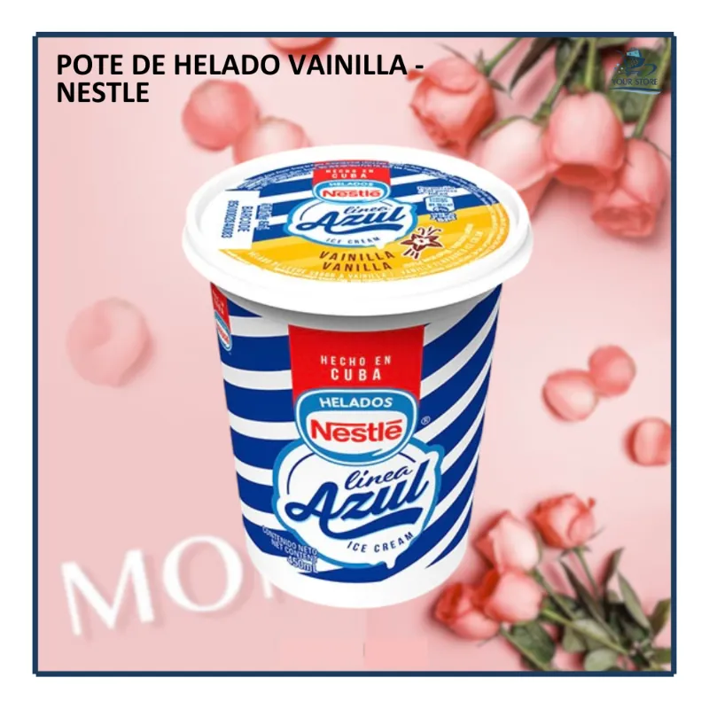 Pote de Helado Vainilla - Nestlé (450ml)