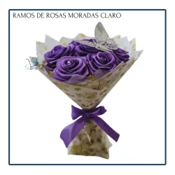 Ramo de Rosas Morado Claro