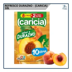 Refresco Durazno - (caricia) (10L)