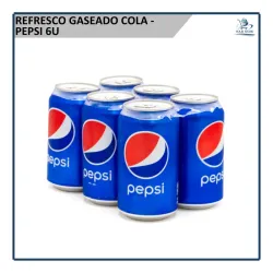 Refresco Gaseado Cola - Pepsi 300ml (6u)