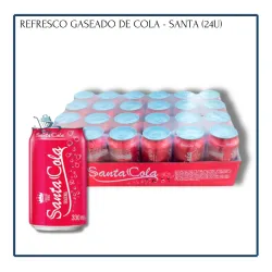 Refresco Gaseado Cola - Santa 330ml (24u)