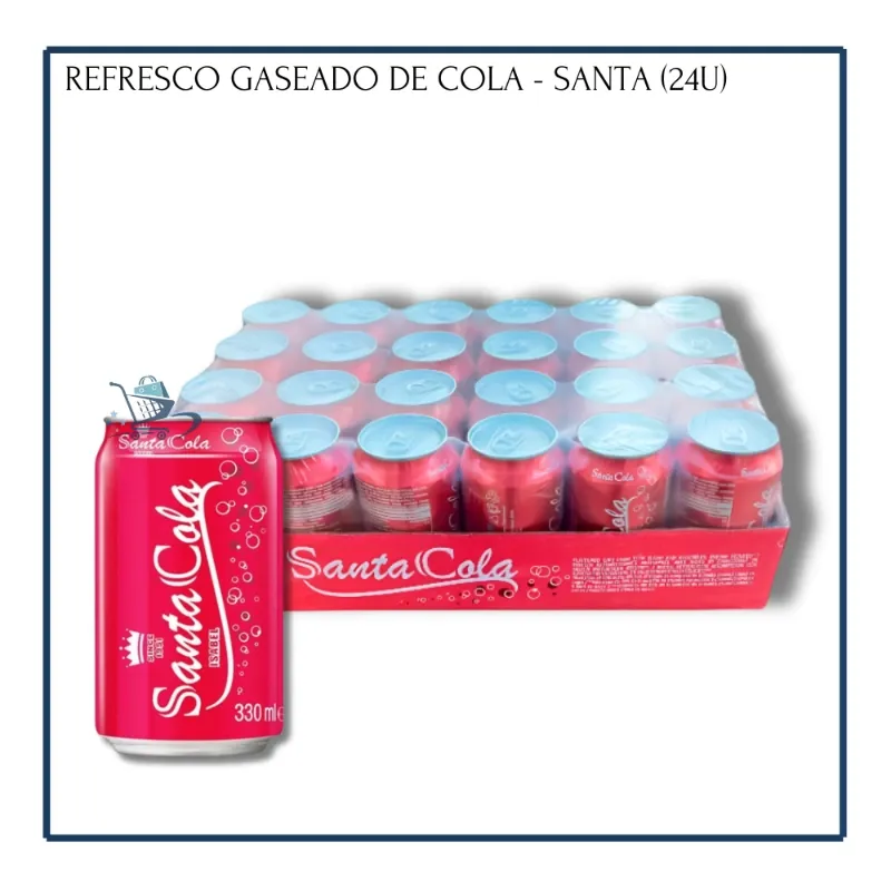 Refresco Gaseado Cola - Santa 330ml (24u)