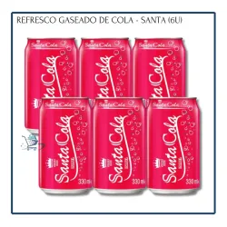 Refresco Gaseado Cola - Santa 330ml (6u)