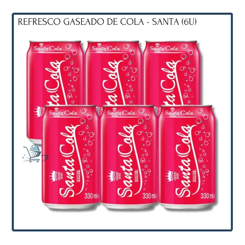 Refresco Gaseado Cola - Santa 330ml (6u)
