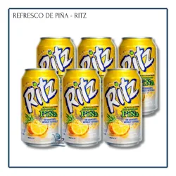 Refresco Gaseado de Piña - Ritz (6u)
