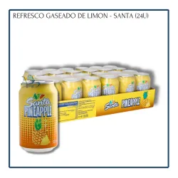 Refresco Gaseado Piña - Santa 330ml (24u)