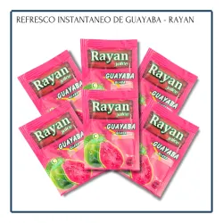 Refresco Instantáneo de Guayaba - Rayan (6u)