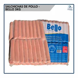 Salchichas de Pollo(3.0Kg)- Bello