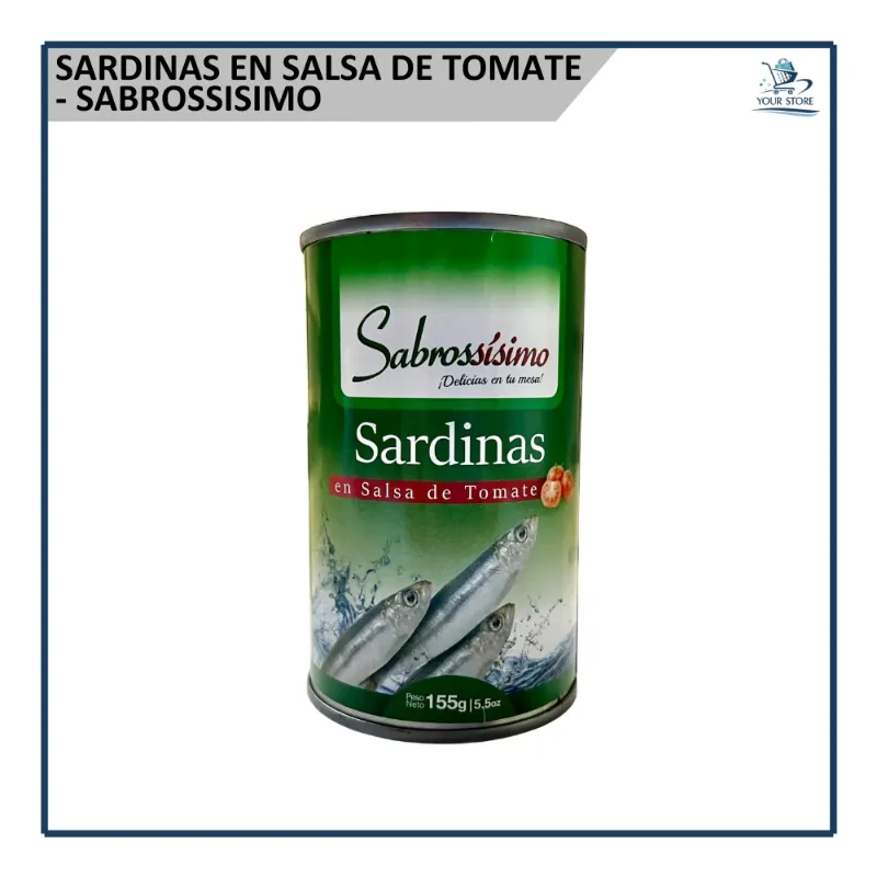 Sardinas en Tomate - Sabrossisimo (155g)