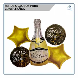 Set de Globos Botellas 
