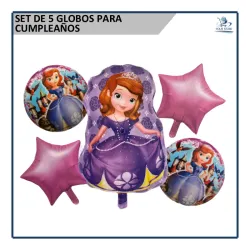 Set de Globos Princesa Sofía 