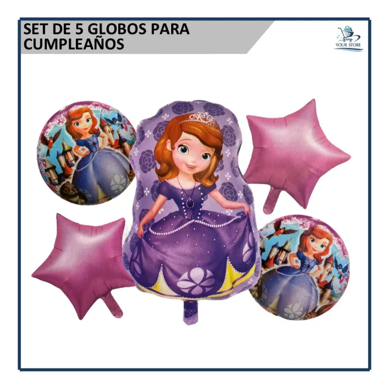Set de Globos Princesa Sofía 