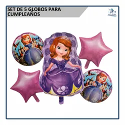 Set de Globos Princesa Sofía 