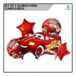 Set de Globos Rayo McQueen