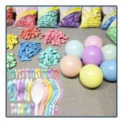 Paquete de Globos Variados (100Pzas)