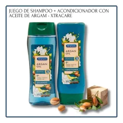 Juego de Shampoo + Acondicionador con Aceite de Argan - XtraCare