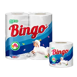 Papel sanitario Bingo (4u)