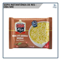 Sopa Instantánea de Res - Oba Mie (75g)