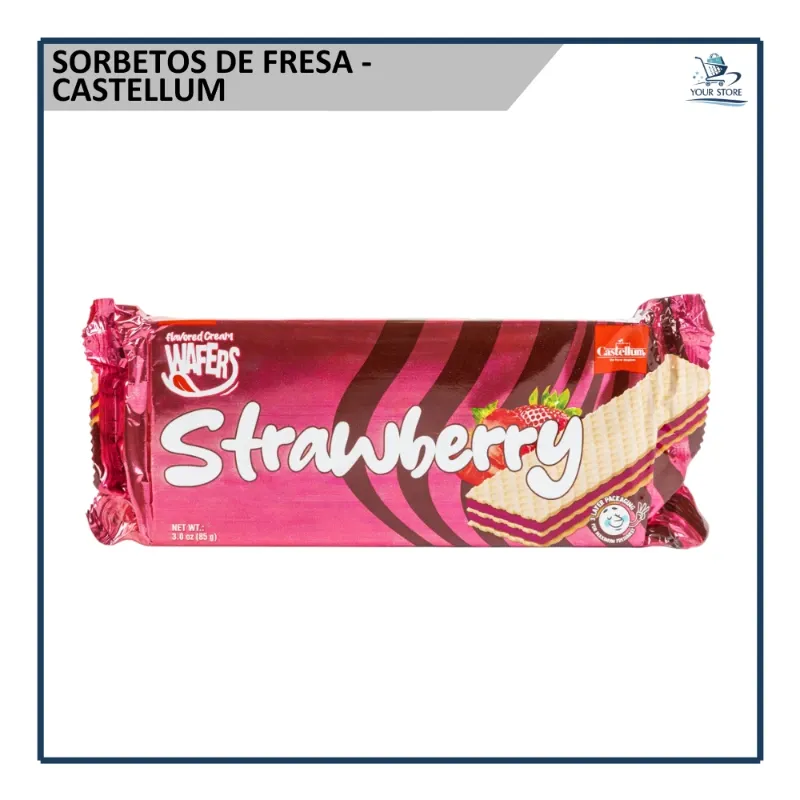 Sorbetos de Fresa - Castellum (85g)