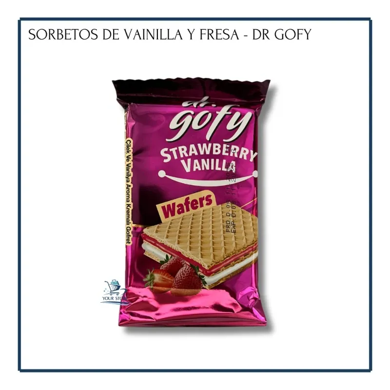 Sorbetos de Vainilla y Fresa - Dr Gofy