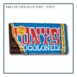 Barra de Chocolate Puro - Tonny's (180g)