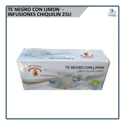 Té Negro con Limón - Infusiones Chiquilin (25u)