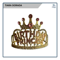 Tiara Dorada de Cumpleañera 