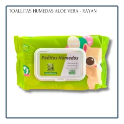 Toallitas Humedas Aloe Vera - Rayan (100u)