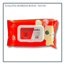 Toallitas humedas Rosas - Rayan (100u)