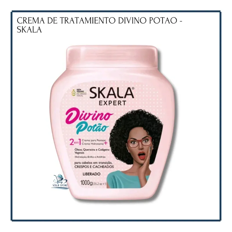 Tratamiento Capilar Skala - Expert Divino Potão (Pote 1000 g / 35.2 oz)