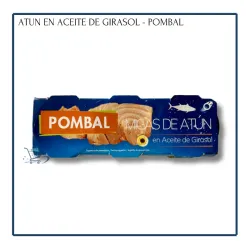 Migas de Atún en Aceite de Girasol - Pombal (210g)
