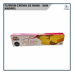 Turrón Crema de Maní - San Andrés (70g)