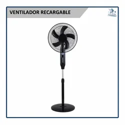 Ventilador de pie recargable (SIN PANEL SOLAR)