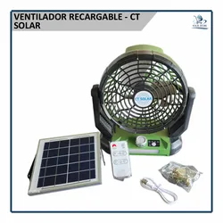 Ventilador Recargable - CT Solar