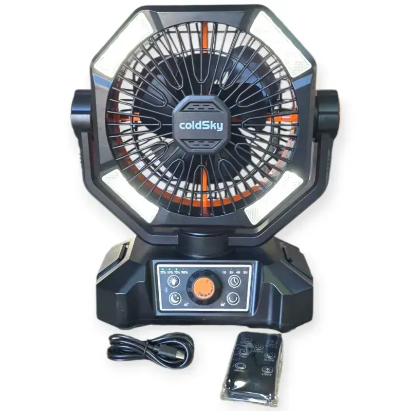 Ventilador Recargable - doble élice ColdSKY 