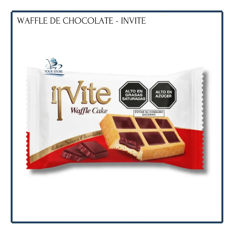 Waffles de Chocolate - Invite (45g)