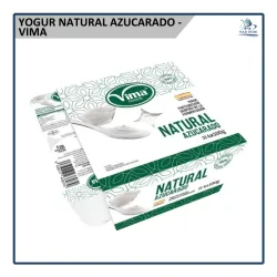Yogur Natural Azucarado - Vima 100g (4u)