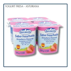 Yogurt de Fresa - Asturiana 125g (4u)