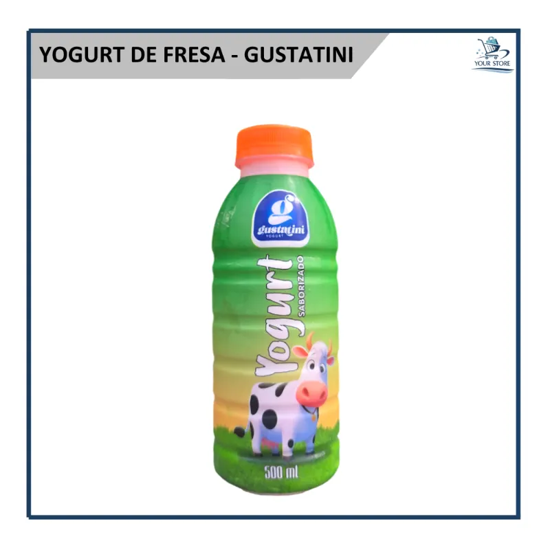 Yogurt de Fresa - Gustatini (500ml)