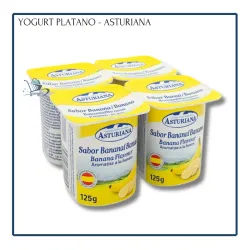 Yogurt de Platanito - Asturiana 125g (4u)