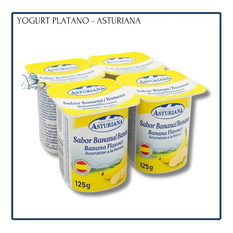 Yogurt de Platanito - Asturiana 125g (4u)
