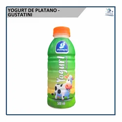 Yogurt de Plátano - Gustatini (500ml)