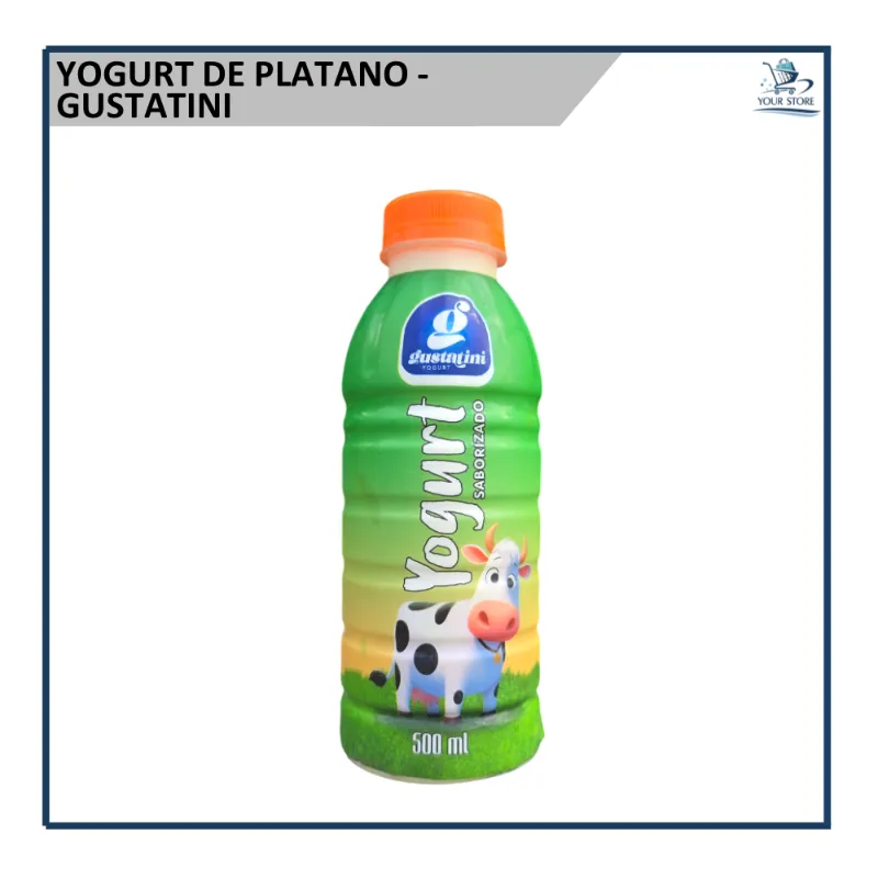 Yogurt de Plátano - Gustatini (500ml)