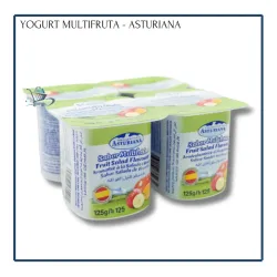 Yogurt Multifrutas - Asturiana 125g (4u)