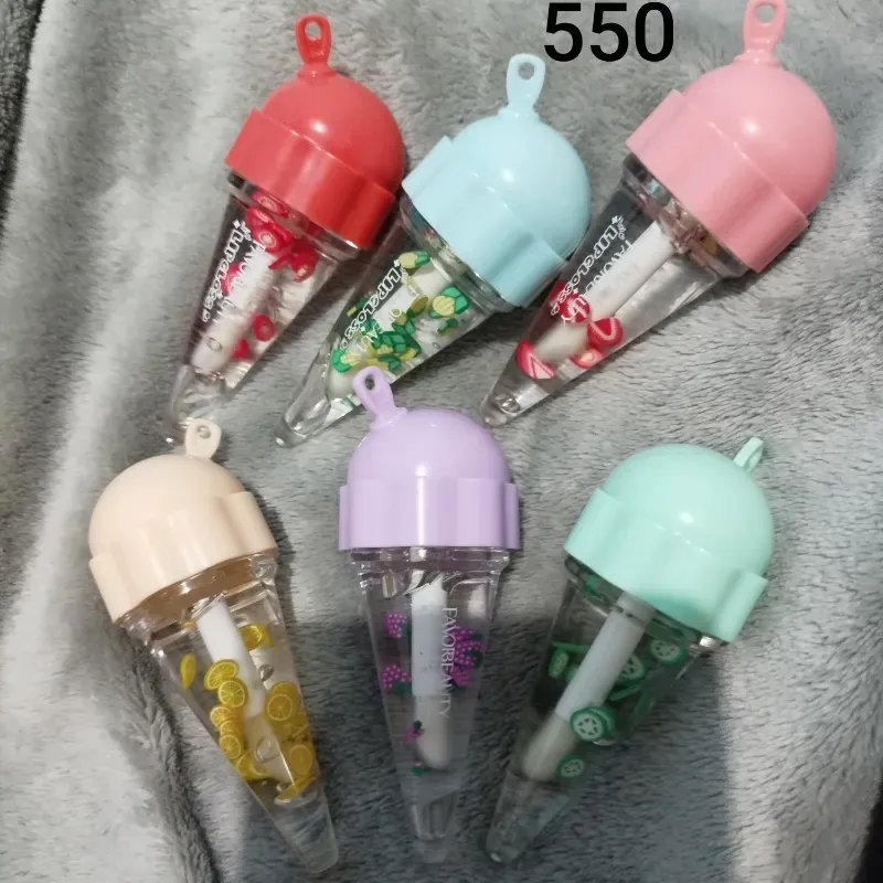 Gloss de helado con aroma a frutas