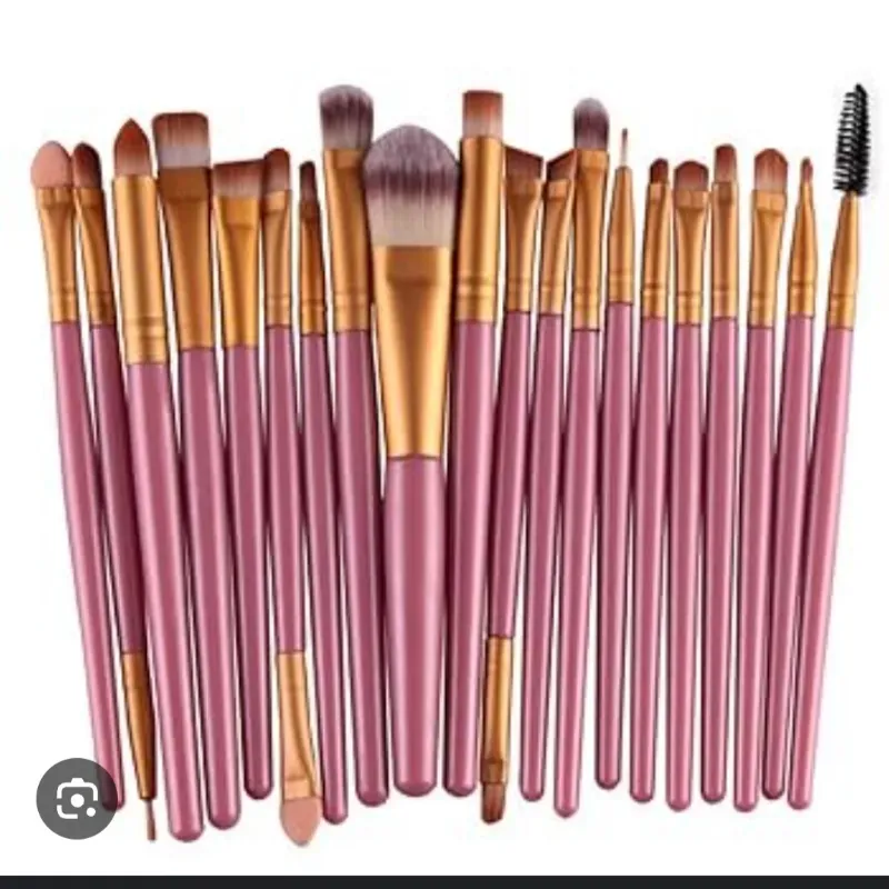 Juego de brochas rosa 
