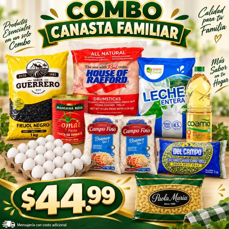 Combo Canasta Familiar