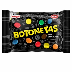 Dulces confitados sabor a chocolate Botonetas