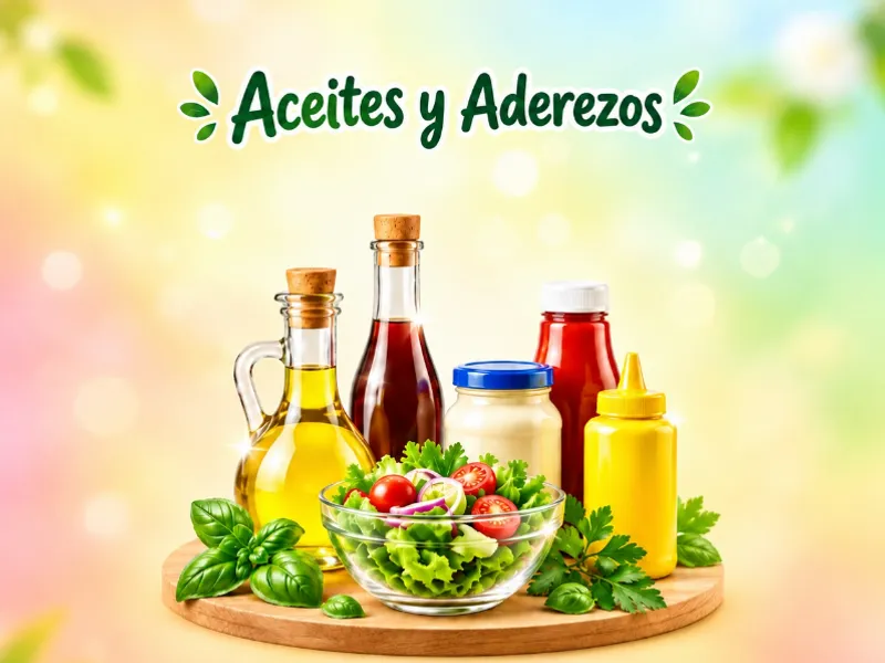 Aceites, Salsas y Aderezos
