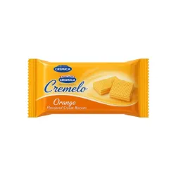 Galletas dulces con crema sabor naranja Cremelo 